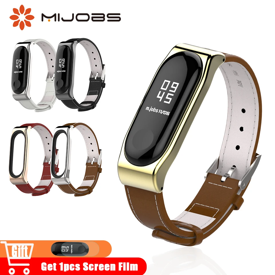 Mijobs Mi Band 4 Wrist Strap Leather for Xiaomi Mi Band 4 Smart Bracelet Watch Wristband Miband 3 Accessories Mi3 Bracelet Strap
Mijobs Mi Band 4 Wrist Strap Leather for Xiaomi Mi Band 4 Smart Bracelet Watch Wristband Miband 3 Accessories Mi3 Bracelet Strap