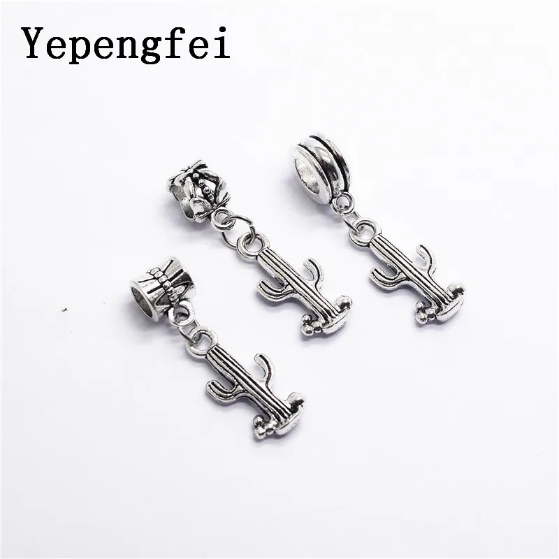10pcs cactus European Bead Vintage Silver Charms fit for pandora style Bracelets Necklace DIY Metal Jewelry Making JA600006
10pcs cactus European Bead Vintage Silver Charms fit for pandora style Bracelets Necklace DIY Metal Jewelry Making JA600006