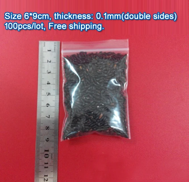 100pcs double sizes thickness 0.1mm Transparent PE Zip Lock jewelry Packaging bags, 6*9cm clear plastic bags for gift storage
100pcs double sizes thickness 0.1mm Transparent PE Zip Lock jewelry Packaging bags, 6*9cm clear plastic bags for gift storage