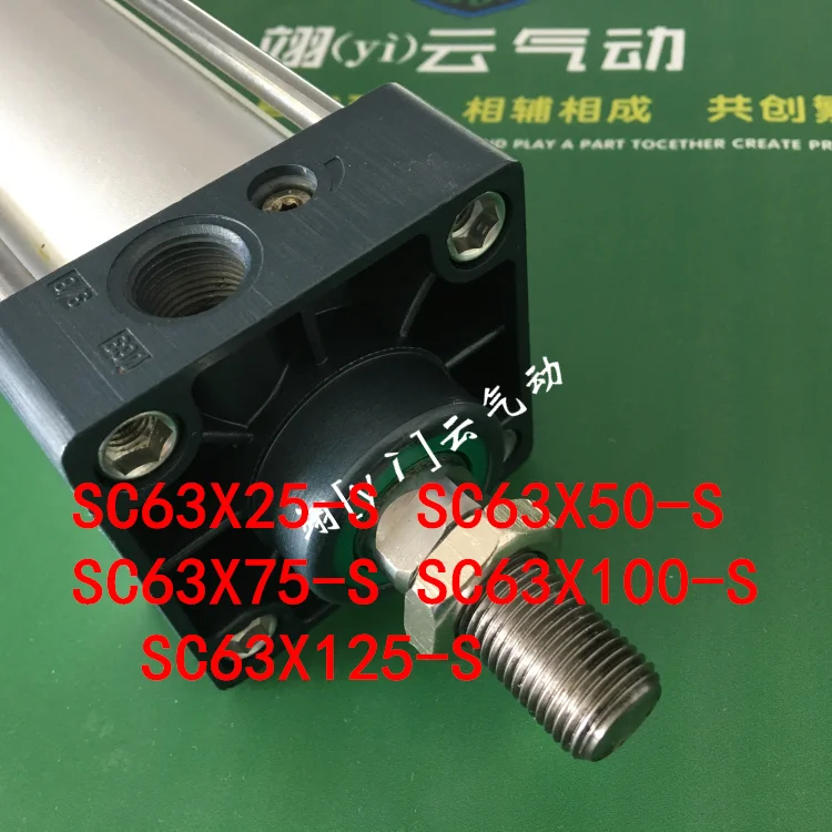 SC63X25-S SC63X50-SSC63X75-SSC63X100-S SC63X125-S Standard Air Cylinders Single Thread Rod Dual Action Air Cylinder
SC63X25-S SC63X50-SSC63X75-SSC63X100-S SC63X125-S Standard Air Cylinders Single Thread Rod Dual Action Air Cylinder