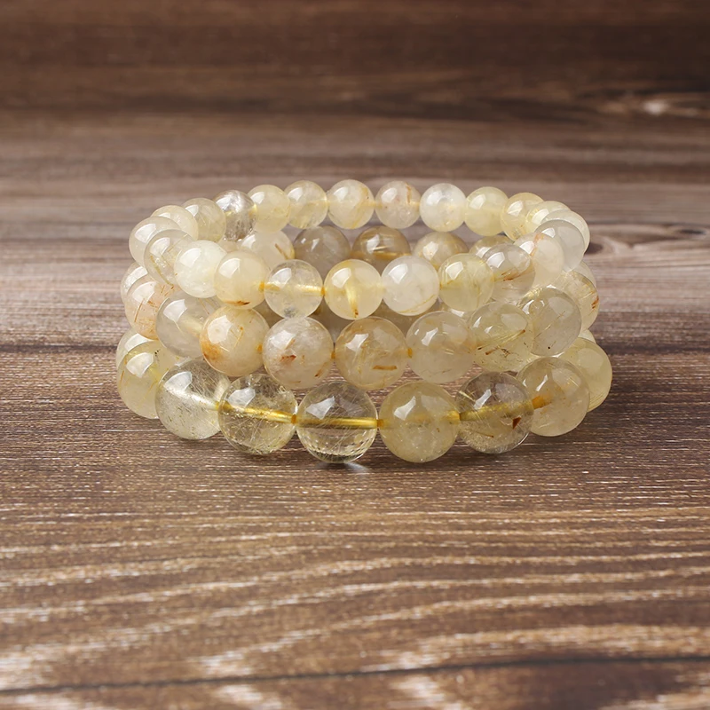 Lingxiang Natural crystal gold hair crystal bracelet 6 8 10 12 mm size optional for couples lucky add courage bracelet
Lingxiang Natural crystal gold hair crystal bracelet 6 8 10 12 mm size optional for couples lucky add courage bracelet