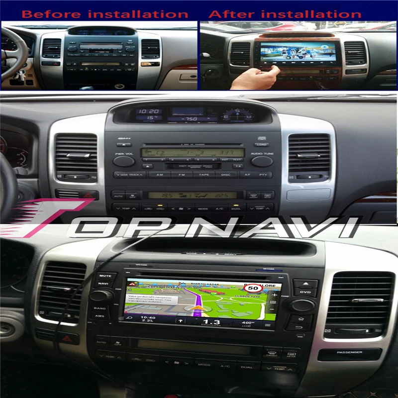 TN Car dvd for Toyota Prado 2005