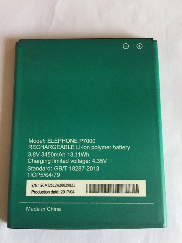 Новый литий-полимерный аккумулятор Elephone P7000 3450 мАч замена для сотового телефона