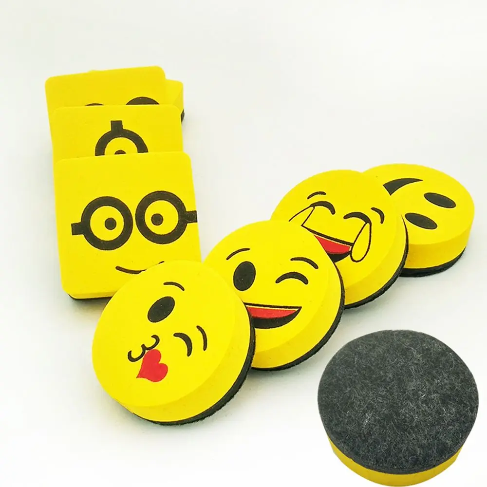 Yellow Smile Face Whiteboard Eraser Magnetic Board Erasers Wipe Dry School Blackboard Marker Cleaner 6 Styles Randomly Sent
Yellow Smile Face Whiteboard Eraser Magnetic Board Erasers Wipe Dry School Blackboard Marker Cleaner 6 Styles Randomly Sent