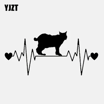 YJZT 16.9CM*8.1CM Funny Bobcat Wildcat Heartbeat Lifeline Vinyl Motorcycle Car Sticker C22-1182
YJZT 16.9CM*8.1CM Funny Bobcat Wildcat Heartbeat Lifeline Vinyl Motorcycle Car Sticker C22-1182