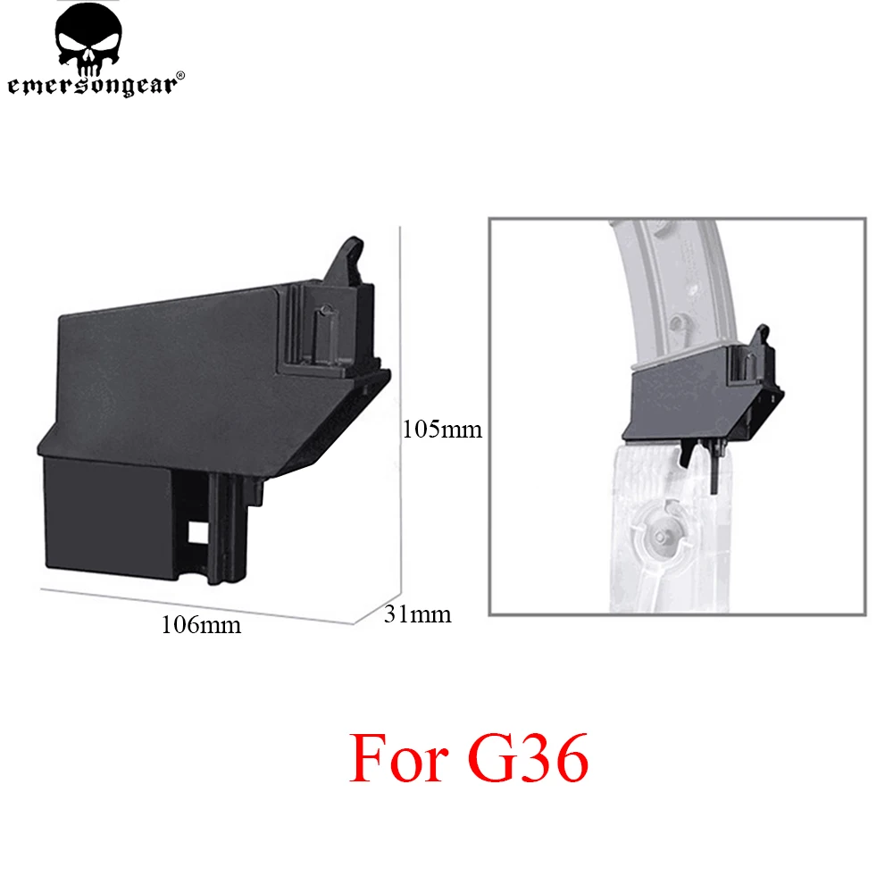 EMERSONGEAR G36 Adapter for Speed Loader Hunting Combat Shooting Accessories Gun Magazine Adapter Connector BD7487
EMERSONGEAR G36 Adapter for Speed Loader Hunting Combat Shooting Accessories Gun Magazine Adapter Connector BD7487