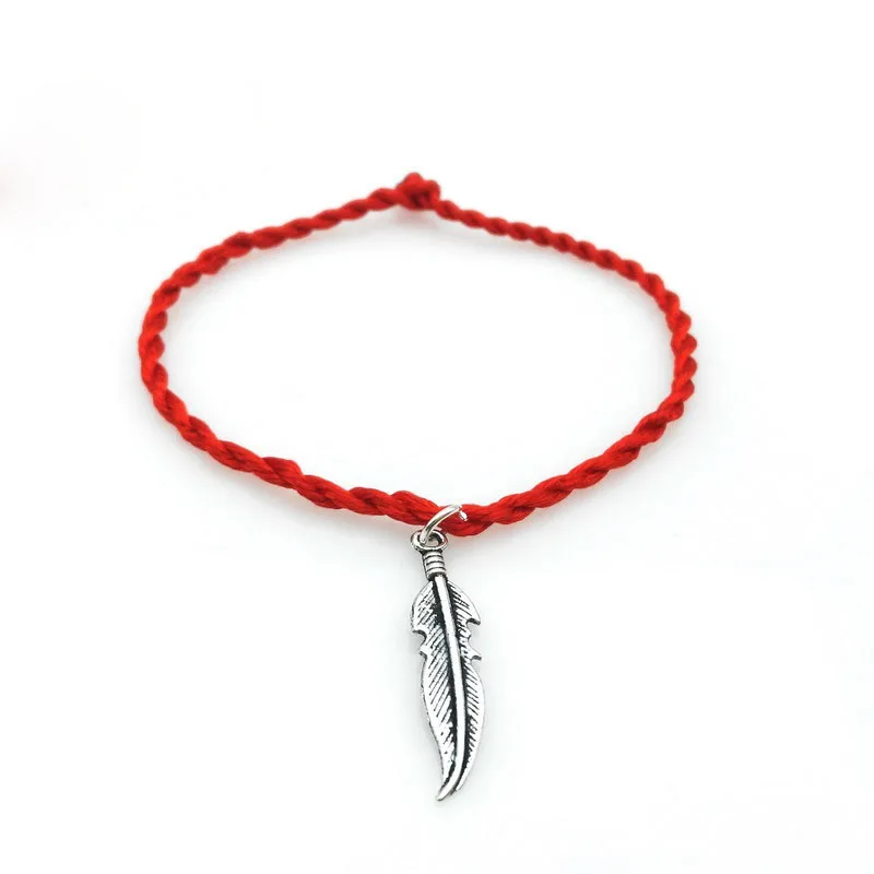 Hot Sale 2019 1PC Fashion Red Thread String Bracelet Lucky Red Handmade Rope Feather Bracelet for Women Men Jewelry Lover Couple
Hot Sale 2019 1PC Fashion Red Thread String Bracelet Lucky Red Handmade Rope Feather Bracelet for Women Men Jewelry Lover Couple