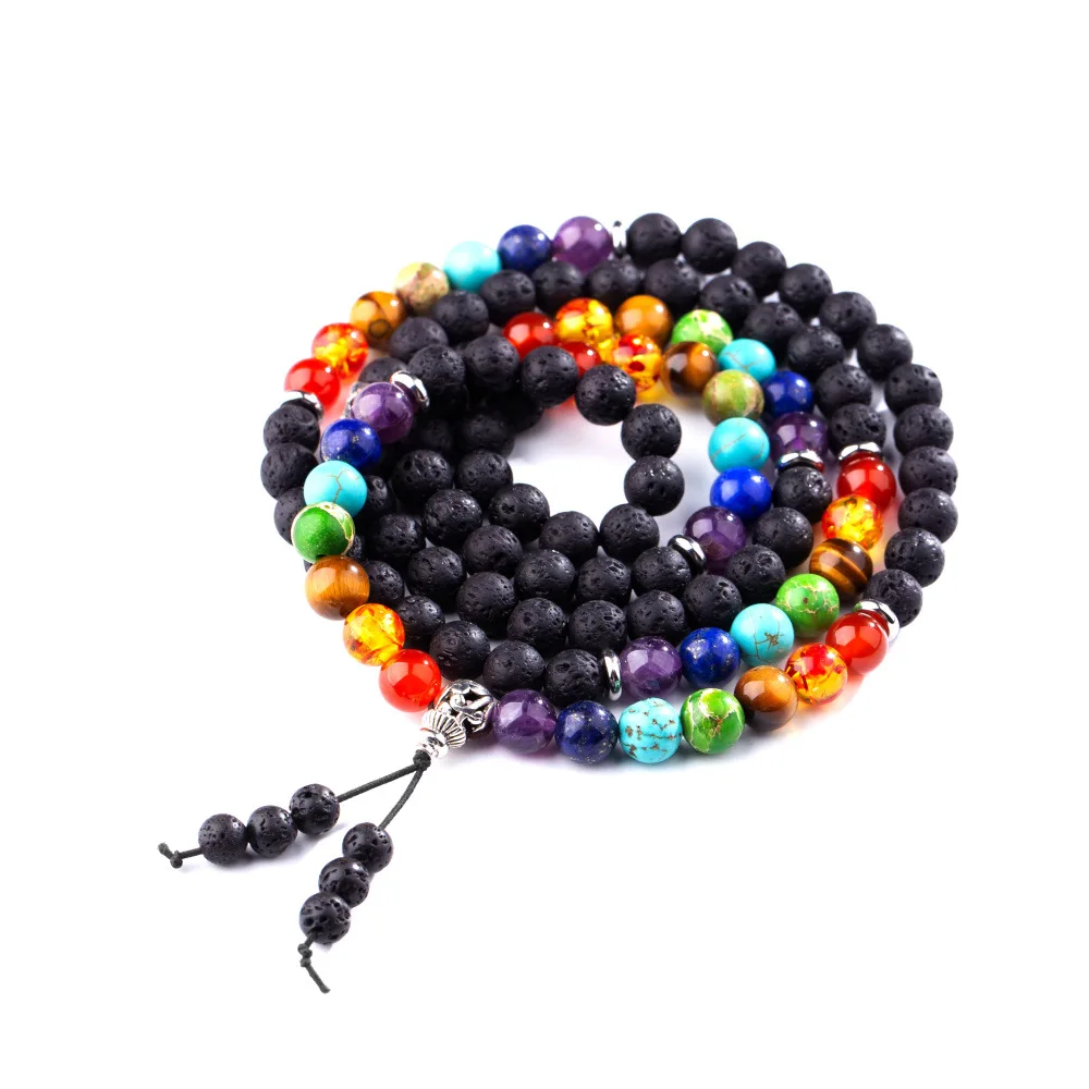 Newst 7 Chakra Bracelet Men Black Lava Healing Balance Beads Reiki Buddha Prayer Natural Stone Yoga Bracelet for Women Jewelry
Newst 7 Chakra Bracelet Men Black Lava Healing Balance Beads Reiki Buddha Prayer Natural Stone Yoga Bracelet for Women Jewelry