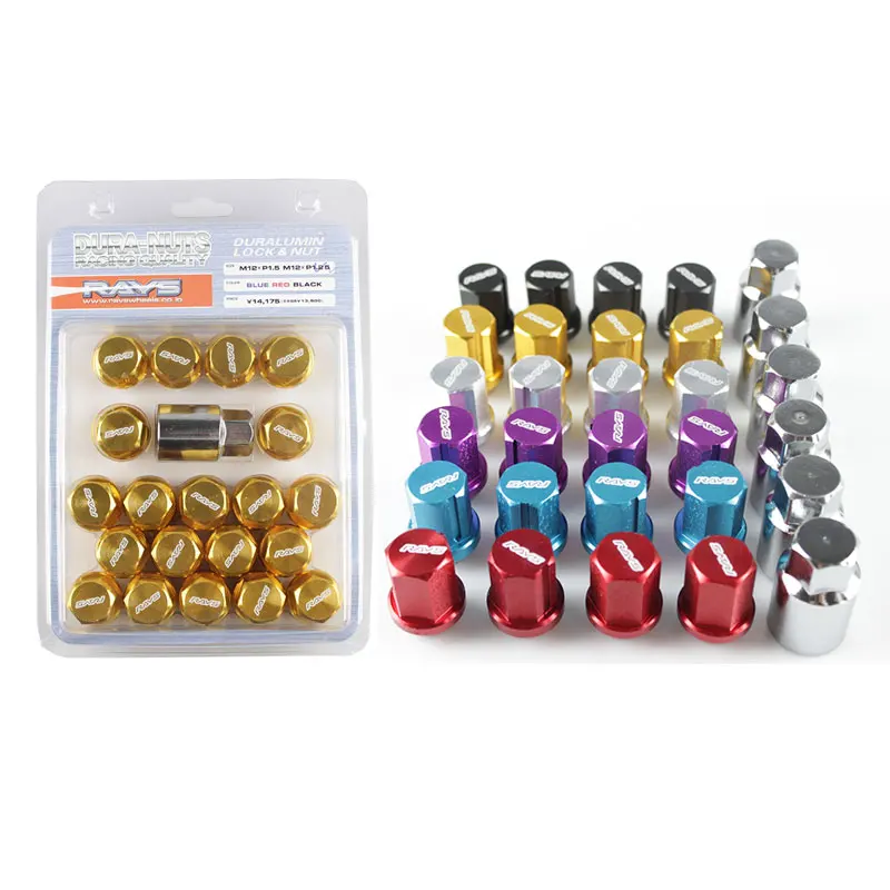 RAYS Auto 35MM Length Wheel Lug Nuts Lock Red M12xP1.5/P1.25 20pcs With One Lock For HONDA TOYOTA LEXUS MITSUBISHI
RAYS Auto 35MM Length Wheel Lug Nuts Lock Red M12xP1.5/P1.25 20pcs With One Lock For HONDA TOYOTA LEXUS MITSUBISHI