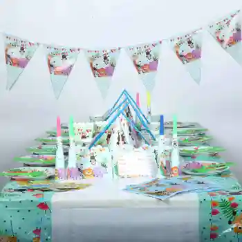 115Pcs\Lot Jungle Animal Theme Birthday Party Decorations Kids Baby Shower Party Supplies Disposable Tableware
115Pcs\Lot Jungle Animal Theme Birthday Party Decorations Kids Baby Shower Party Supplies Disposable Tableware