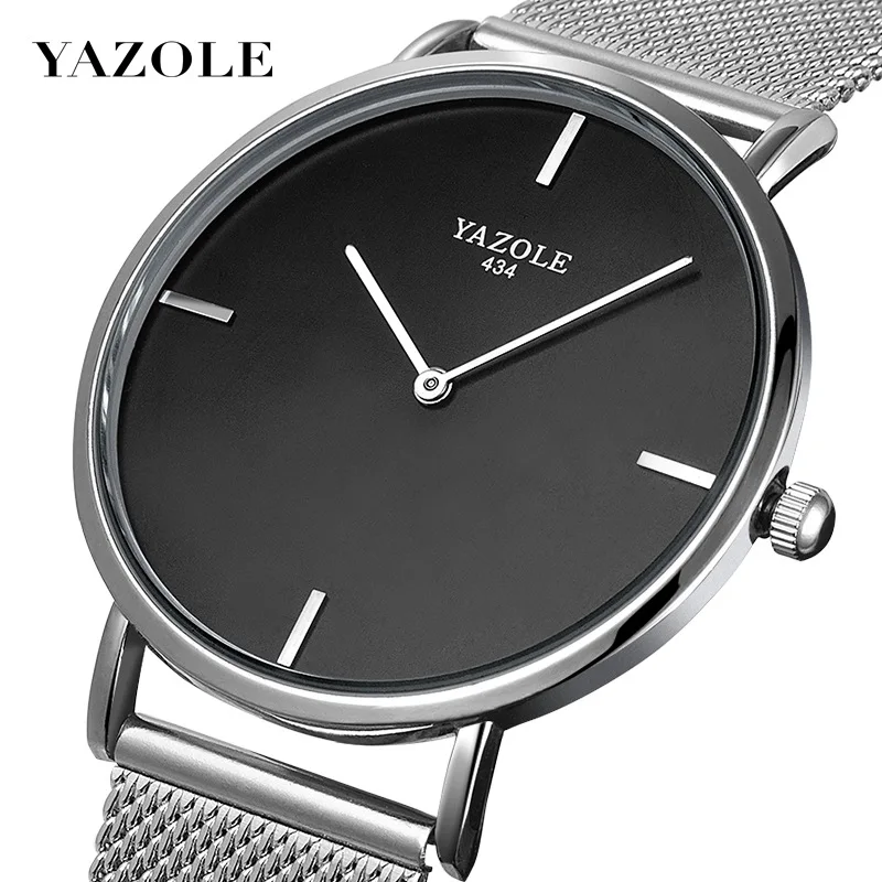 Fashion YAZOLE Watches Men Ultra-miniature Style Male Stainless Steel Mesh Strap Ultra Thin Dial Wristwatch Man Waterproof Clock
Fashion YAZOLE Watches Men Ultra-miniature Style Male Stainless Steel Mesh Strap Ultra Thin Dial Wristwatch Man Waterproof Clock