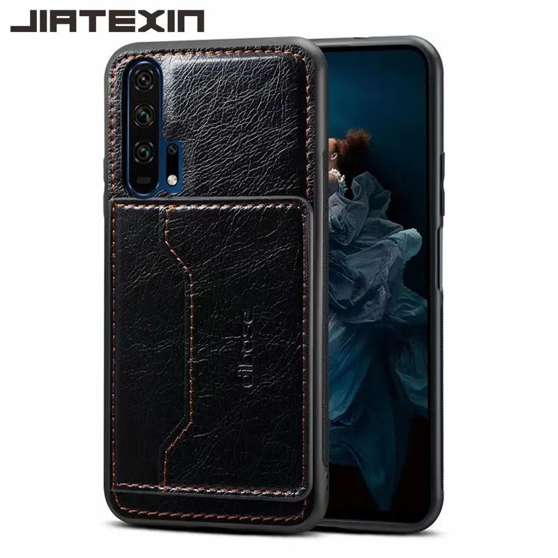 JIATEXIN TPU Bumper Case For Huawei Honor 20 Pro PU Leather Cover Shell For Honor 20 Magnetic Stand Holder With Card Pocket Capa
JIATEXIN TPU Bumper Case For Huawei Honor 20 Pro PU Leather Cover Shell For Honor 20 Magnetic Stand Holder With Card Pocket Capa