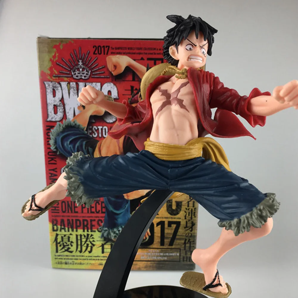 Anime Figures Pirates One Piece Figure Action PVC Luffy Model Toys Collections Gifts 17CM
Anime Figures Pirates One Piece Figure Action PVC Luffy Model Toys Collections Gifts 17CM