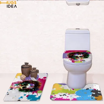 HUGSIDEA Home Decor Bathroom Rugs Colorful Graffiti 3D Punk Skull Head Print Non-slip Washroom Carpet WC Toilet Soft Mat 3 PCS
HUGSIDEA Home Decor Bathroom Rugs Colorful Graffiti 3D Punk Skull Head Print Non-slip Washroom Carpet WC Toilet Soft Mat 3 PCS