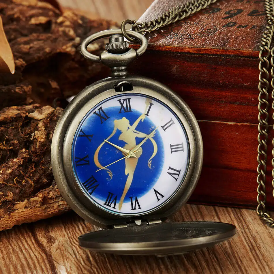 Sailor Moon Cartoon Pocket Watch Chains Necklace Vintage Anime Quartz Pocket Watches for Mens Womens Gifts relogio de bolso
Sailor Moon Cartoon Pocket Watch Chains Necklace Vintage Anime Quartz Pocket Watches for Mens Womens Gifts relogio de bolso