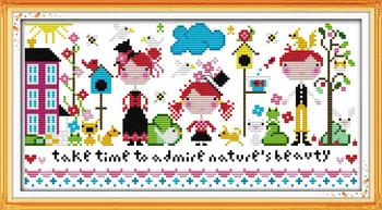 Happy family DMC China Cross Stitch In 11CT 14CT Diy Needlework Counted Cotton Cross stitch Kits for Embroidery Cross Crafts
Happy family DMC China Cross Stitch In 11CT 14CT Diy Needlework Counted Cotton Cross stitch Kits for Embroidery Cross Crafts