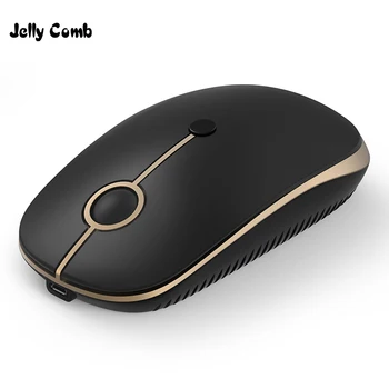Upgraded! Jelly Comb 2.4GHz Slim Rechargeable Wireless Mouse 3 Adjustable DPI Portable Mute Mice for Notebook PC Laptop Mouse
Upgraded! Jelly Comb 2.4GHz Slim Rechargeable Wireless Mouse 3 Adjustable DPI Portable Mute Mice for Notebook PC Laptop Mouse