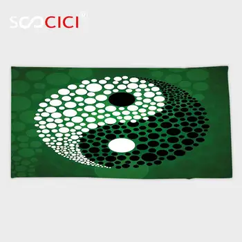 Custom Microfiber Ultra Soft Bath/hand Towel,Ying Yang Decor Digital Made Yin Yang Form Nature Zen Themed Meditation Decor Dots
Custom Microfiber Ultra Soft Bath/hand Towel,Ying Yang Decor Digital Made Yin Yang Form Nature Zen Themed Meditation Decor Dots