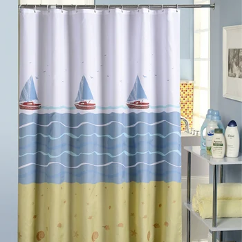 Cartoon Sailboat Shower Curtains Bathroom Waterproof Bath Curtain Bathtub Bathing Cover Extra Large Wide 12 Hooks rideau de bain
Cartoon Sailboat Shower Curtains Bathroom Waterproof Bath Curtain Bathtub Bathing Cover Extra Large Wide 12 Hooks rideau de bain