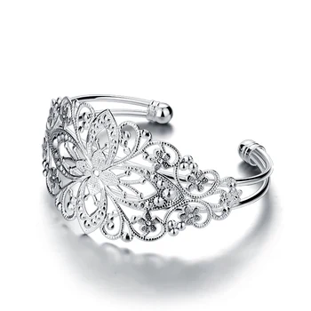 Fashion Charming lady sterling silver jewelry For Women Girls Jewelry Hollow out pattern wide bracelet Real silver bracelet
Fashion Charming lady sterling silver jewelry For Women Girls Jewelry Hollow out pattern wide bracelet Real silver bracelet