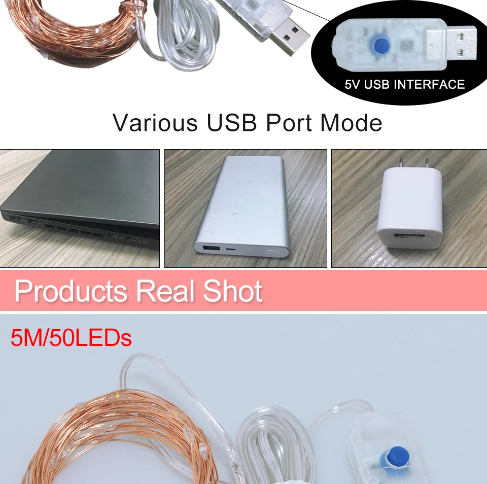 USB RGB LED String Lights (9)