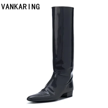 brand shoes autumn winter boots red black patent leather knee high boots women shoes thick heel square toe dress motorcycle boot
brand shoes autumn winter boots red black patent leather knee high boots women shoes thick heel square toe dress motorcycle boot