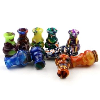 810 Drip Tips Epoxy Resin Drip Tip Double Gourd Color Banner Mouthpieces For 810 Thread Vape Atomizers Dripping Mouth
810 Drip Tips Epoxy Resin Drip Tip Double Gourd Color Banner Mouthpieces For 810 Thread Vape Atomizers Dripping Mouth