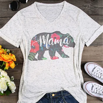 Mama Bear T-Shirts Tshirts Summer Mother's Day Gifts Clothes Flower Bear Letter Printed Casual Mom Wife Tees Tops Shirt
Mama Bear T-Shirts Tshirts Summer Mother's Day Gifts Clothes Flower Bear Letter Printed Casual Mom Wife Tees Tops Shirt