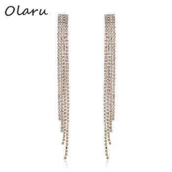 Olaru Vintage Crystal Bohemian Drop Earring For Women Long Dangle Earrings Statement Jewelry New 2018 Gift
Olaru Vintage Crystal Bohemian Drop Earring For Women Long Dangle Earrings Statement Jewelry New 2018 Gift