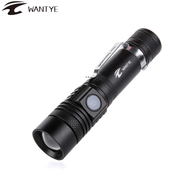 USB LED Flashlight Rechargeable LED Torch Light Mini Lanterna 3 Modes Zoomable Flash light 18650 for Camping Hunting
USB LED Flashlight Rechargeable LED Torch Light Mini Lanterna 3 Modes Zoomable Flash light 18650 for Camping Hunting