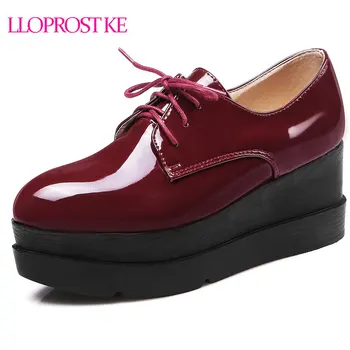 Lloprost ke 2019 new spring fashion female shoes lace up pumps women punk platform wedge heel round toe shoes black red beige
Lloprost ke 2019 new spring fashion female shoes lace up pumps women punk platform wedge heel round toe shoes black red beige