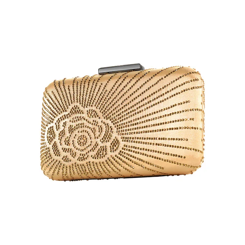 Bolsos Mujer Grande Noche Satén Diamante Clutch 5733 Bolsos Mujer Grande Noche Satén Diamante Clutch 5733