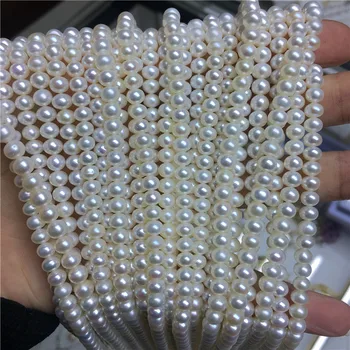 5x6mm Rondelle Freshwater Pearl Beads Natural Stone Beads For DIY Necklace Bracelet Earring Jewelry Making 15"
5x6mm Rondelle Freshwater Pearl Beads Natural Stone Beads For DIY Necklace Bracelet Earring Jewelry Making 15"