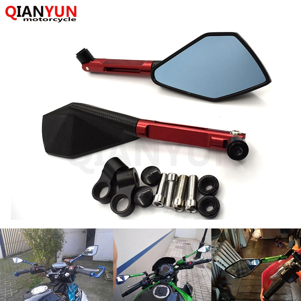 Universal Motorcycle Mirrors motorbike CNC Rearview side Mirror Aluminum for Aprilia RSV MILLE Ducati MS4 748 ST4 ST3
Universal Motorcycle Mirrors motorbike CNC Rearview side Mirror Aluminum for Aprilia RSV MILLE Ducati MS4 748 ST4 ST3