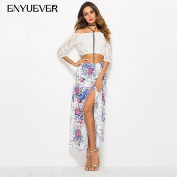Enyuever High Waist Skirt Women 2019 Convertible Multi Wear Side Split Elastic Floral Print Boho Beach Skirt Summer Beachwear
Enyuever High Waist Skirt Women 2019 Convertible Multi Wear Side Split Elastic Floral Print Boho Beach Skirt Summer Beachwear