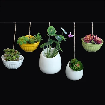 Hanging Garden Pots Creative Ceramic mini pots for plants Modern Nursery Succulents Animal Style Home Desk Wall Decoration
Hanging Garden Pots Creative Ceramic mini pots for plants Modern Nursery Succulents Animal Style Home Desk Wall Decoration