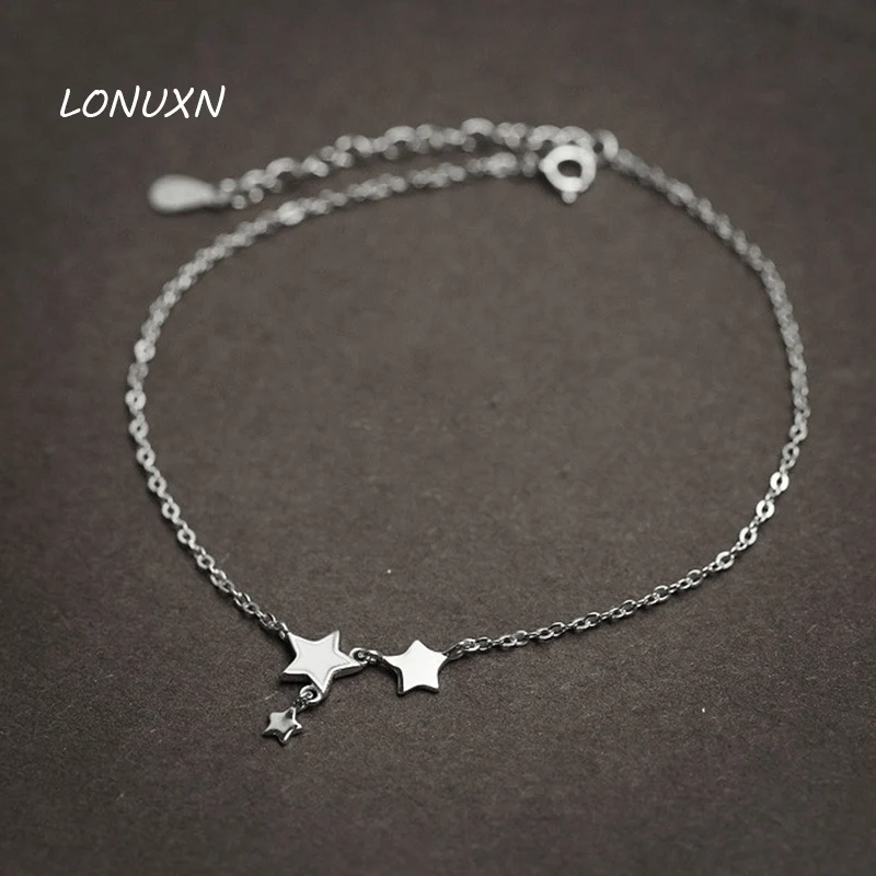 21cm+3cm famous brand Anklet Fine Jewelry Genuine 925 Sterling Silver Anklets Women Fashion Jewelry Anklet female models simple
21cm+3cm famous brand Anklet Fine Jewelry Genuine 925 Sterling Silver Anklets Women Fashion Jewelry Anklet female models simple