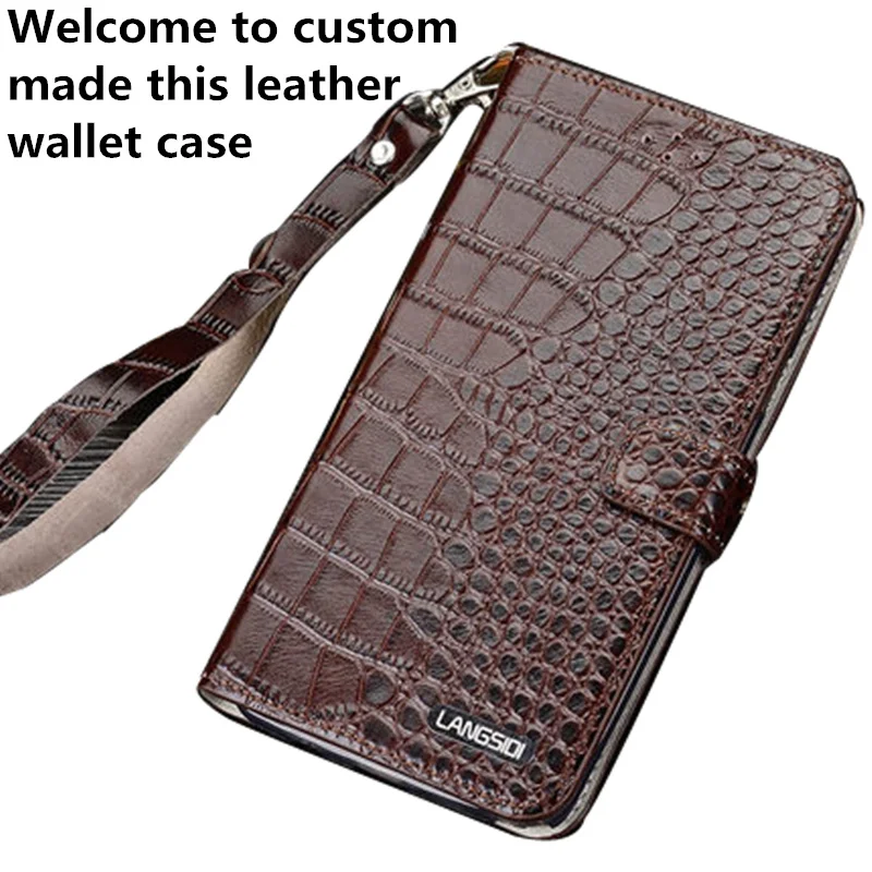 

ND05 genuine leather phone case with card slot for Nokia 7 Plus(6.0') phone case for Nokia 7 Plus flip cover free shipping