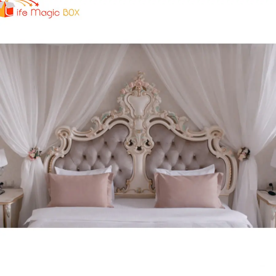 LIFE MAGIC BOX Bed Headboard Backgrounds Photography Sweet 16 Party Decorations Vinyl Backdrops
LIFE MAGIC BOX Bed Headboard Backgrounds Photography Sweet 16 Party Decorations Vinyl Backdrops