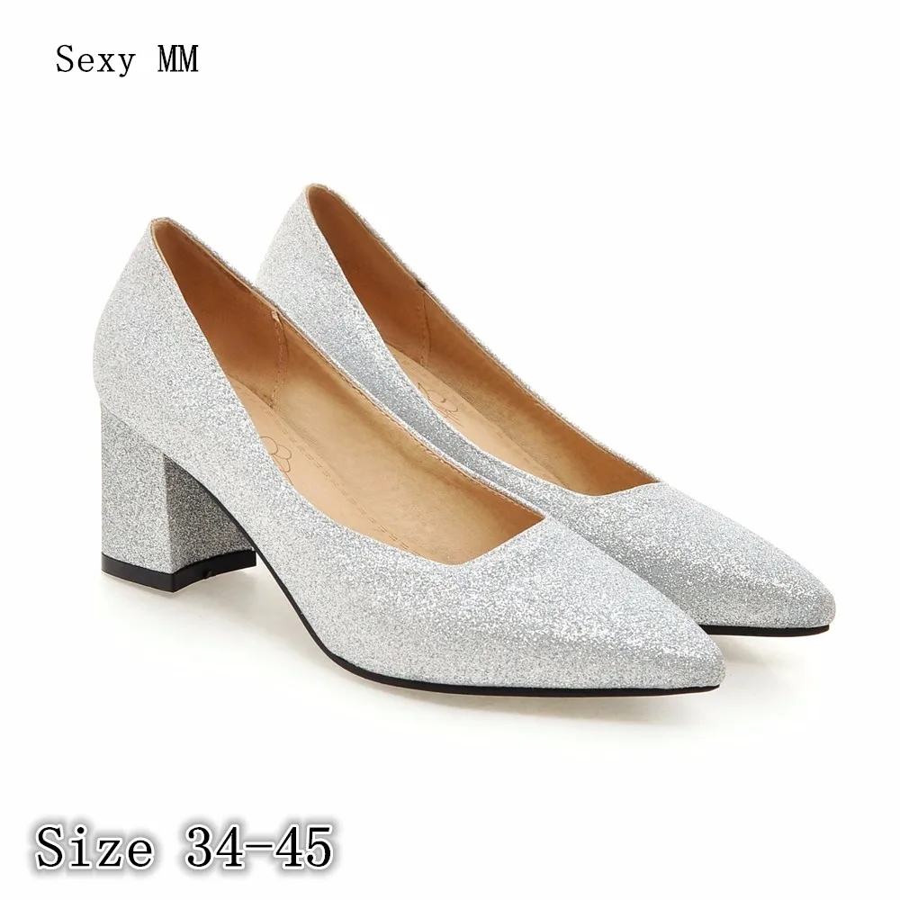 Stiletto Ladies High Square heeled Shoes Women Pumps Party Wedding Shoes Pointed Toe High Heels Kitten Heels Plus Size 34-45
Stiletto Ladies High Square heeled Shoes Women Pumps Party Wedding Shoes Pointed Toe High Heels Kitten Heels Plus Size 34-45