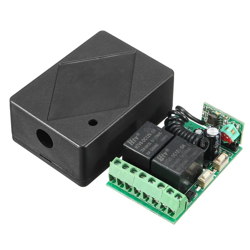 315MHz Wireless Remote Control Switch 12V DC 2CH 10A relay Receiver Module and RF Transmitter 315MHz Remote Control
315MHz Wireless Remote Control Switch 12V DC 2CH 10A relay Receiver Module and RF Transmitter 315MHz Remote Control