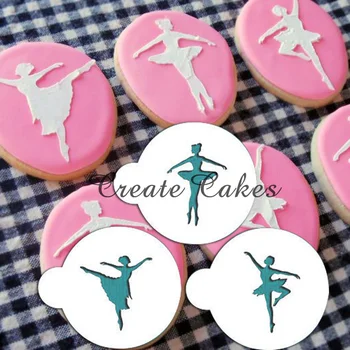 Ballerina Cookie Stencil Set, Cake Side Stencil, Plastic Cake Stencil for Decoration, Stencil Cookies ST-343
Ballerina Cookie Stencil Set, Cake Side Stencil, Plastic Cake Stencil for Decoration, Stencil Cookies ST-343
