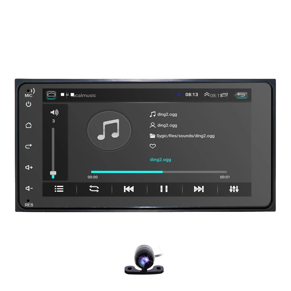 7 inch Android8.1 2 Din Car DVD radio Multimedia Player GPS navigation Universal for Nissan peugeot toyota doble din Autoradio
7 inch Android8.1 2 Din Car DVD radio Multimedia Player GPS navigation Universal for Nissan peugeot toyota doble din Autoradio