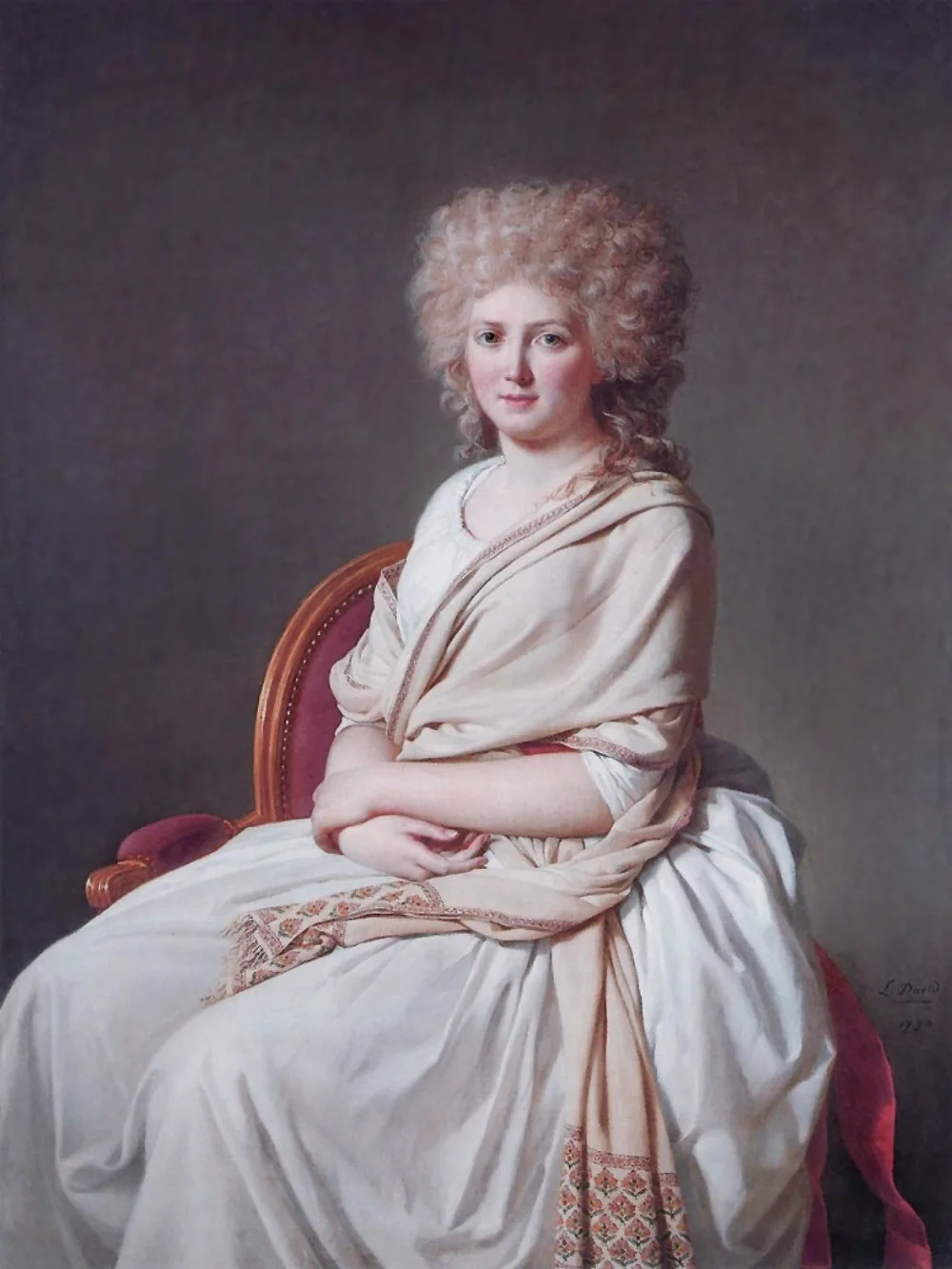 Oil Painting Reproduction on Linen Canvas,portrait-of-anne-marie-louise-thelusson-countess-of-sorcy-1790 by Jacques-Louis David
Oil Painting Reproduction on Linen Canvas,portrait-of-anne-marie-louise-thelusson-countess-of-sorcy-1790 by Jacques-Louis David