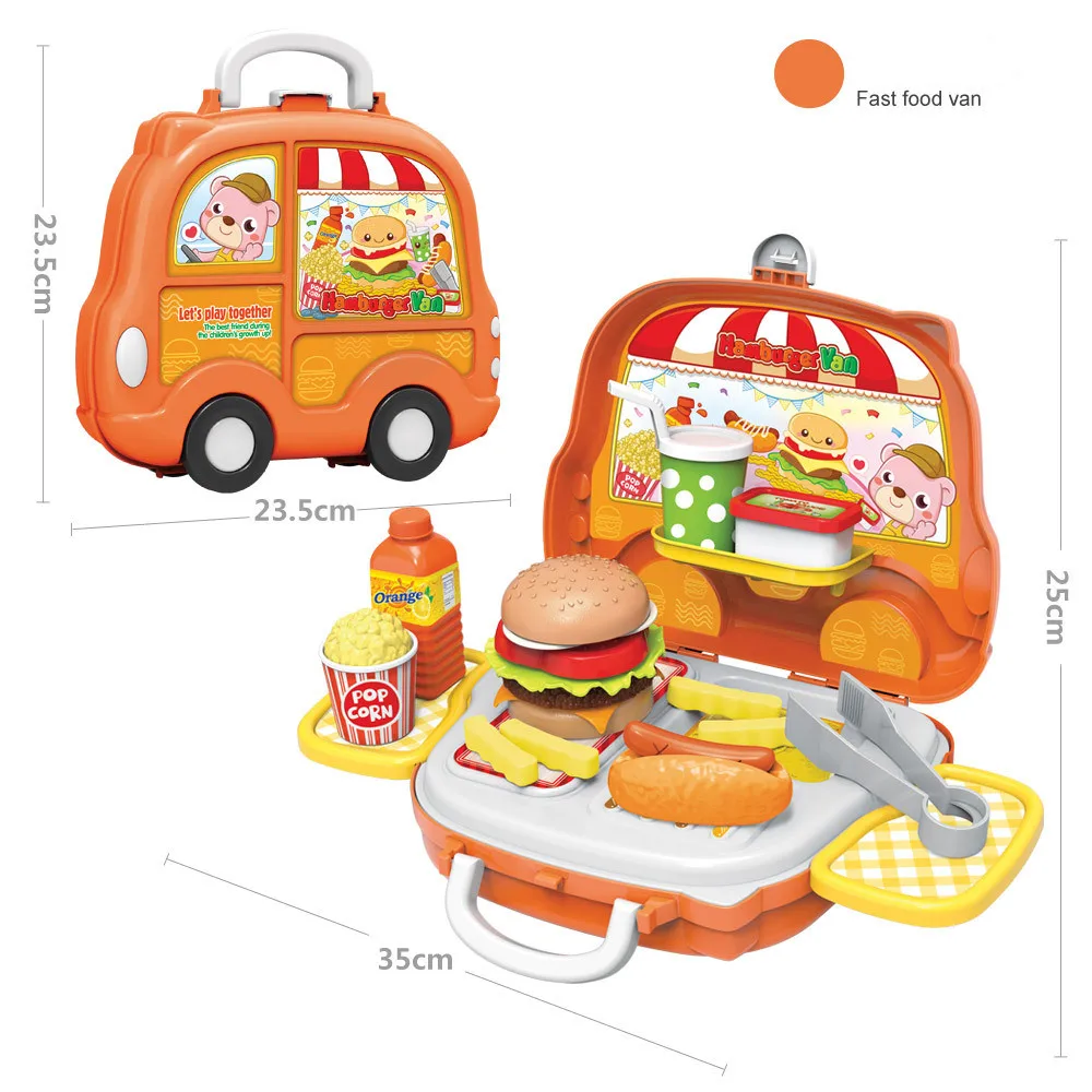 1 Set Children's Burger Sale Car Makeup Play House Toy Set Vehicle Set Baby Toys Pretend Hamburger/Make Up Pretend Toy/Barbecue
1 Set Children's Burger Sale Car Makeup Play House Toy Set Vehicle Set Baby Toys Pretend Hamburger/Make Up Pretend Toy/Barbecue