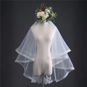 Bridal Veil Double Layer Hair Comb Wedding Veil Off White Tulle Wedding Veil With Comb Wedding Accessories Bridal Veils TS213
Bridal Veil Double Layer Hair Comb Wedding Veil Off White Tulle Wedding Veil With Comb Wedding Accessories Bridal Veils TS213
