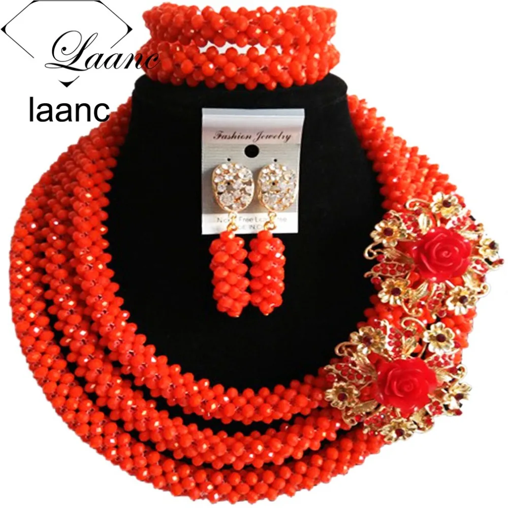 Chunky Black Women Wedding Engagement Jewelry Set African Beads Crystal Orange Red Necklace Bracelet Earrings AL118
Chunky Black Women Wedding Engagement Jewelry Set African Beads Crystal Orange Red Necklace Bracelet Earrings AL118