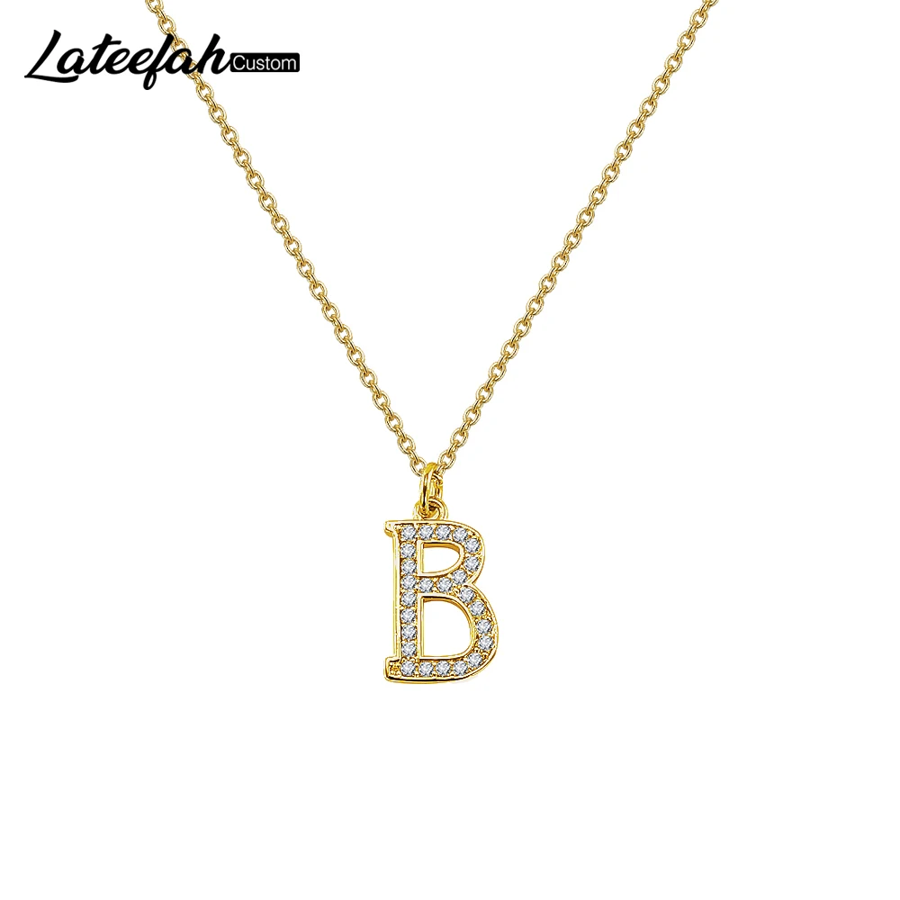 Lateefah New Custom Zirconia Initial Necklace Custom Letter Necklaces Silver Jewelry Women White A-Z Alphabet For Gifts
Lateefah New Custom Zirconia Initial Necklace Custom Letter Necklaces Silver Jewelry Women White A-Z Alphabet For Gifts