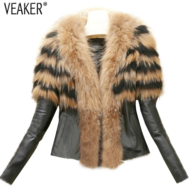 2019 Autumn Winter Women's Faux Fur Coat Jacket Female Slim Fit PU Leather Fur Coats Fluffy Outerwear Jackets Plus Size S-6XL
2019 Autumn Winter Women's Faux Fur Coat Jacket Female Slim Fit PU Leather Fur Coats Fluffy Outerwear Jackets Plus Size S-6XL