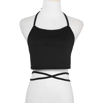 Free Ostrich Sleeveless Backless Vest Halter Tank Tops Women Blouse T-Shirt crop top feminino women cropped tank C1240
Free Ostrich Sleeveless Backless Vest Halter Tank Tops Women Blouse T-Shirt crop top feminino women cropped tank C1240